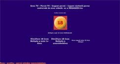 Desktop Screenshot of megaszex.hu